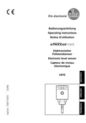 IFM Efector 160 LR70 Operating Instructions Manual