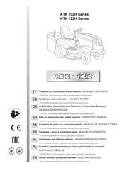 Emak KTK 102H Series Operator's Manual