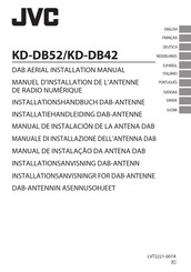 JVC KD-DB42 Installation Manual