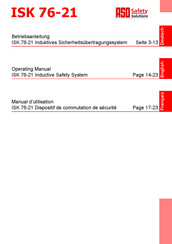 ASO ISK 76-21 Operating Manual