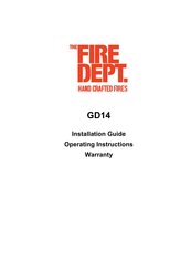 Fire dept GD14 700 Installation Manual Operating Instructions Warranty