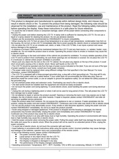 VisionQuest Rembrandt LVQ-42HLR-FHD Manual