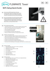 djive FLOWMATE TOWER Quick Manual
