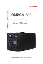 ExpertPower OMEGA 1500 Owner's Manual