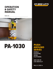 Hy-Brid Lifts Push-Around Series Operation & Safety Manual