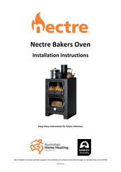 Nectre Fireplaces Baker's Oven Installation Instructions Manual