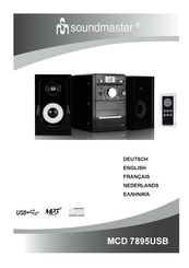 SOUNDMASTER MCD 7895USB Manual