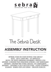 sebra The Sebra Desk Assembly Instruction Manual