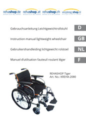 REHASHOP KREHA-2080 Instruction Manual