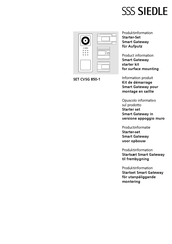 Siedle SET CVSG 850-1 Product Information