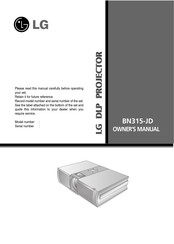 LG BN315-JD Owner's Manual