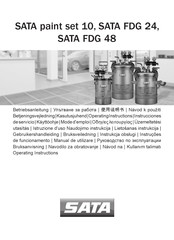 SATA FDG 48 Operating Instructions Manual
