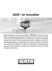 SATA air humidifier Operating Instructions Manual
