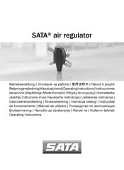 SATA air regulator Operating Instructions Manual
