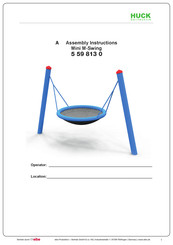 eibe HUCK Mini M-Swing Assembly Instructions Manual