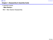 Sony BX Series Assembly And Disassembly Manual