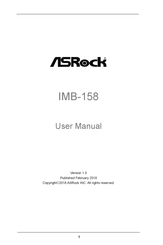 ASROCK IMB-158 User Manual