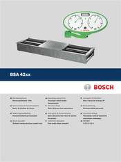 Bosch BSA 42 Series Operating Instructions Manual