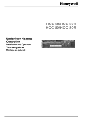 Honeywell HCE80 Installation And Operation Manual