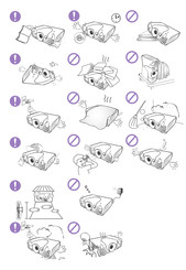 BenQ W1400 Quick Start Manual