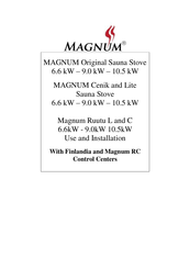 Magnum Ruutu C 6,6 Use And Installation  Manual
