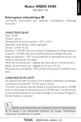 Extel WEDO 76103 Instructions Manual