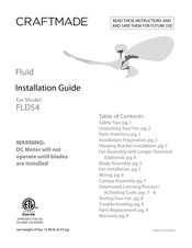 Craftmade Fluid Installation Manual