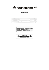 SOUNDMASTER UR-2020 Manual