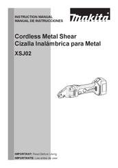 Makita XSJ02 Instruction Manual