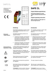 CM SAFE CL Original Operating Instruction