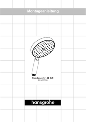 Hans Grohe 28505000 Assembly Instructions Manual