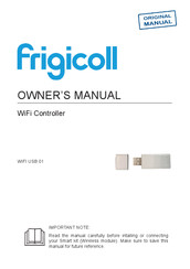 Frigicoll WIFI USB 01 Owner's Manual