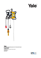 CMCO YaleMtrac Mini YMT3-5 Translated Operating Instructions