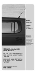 Skoda MASTER Fitting Instructions Manual