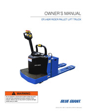 Blue Giant EPJ-60R Owner's Manual