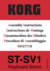 Korg ST-SV1 Assembly Instructions Manual