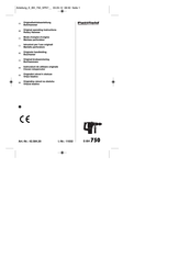 Pattfield Ergo Tools E-BH 750 Original Operating Instructions