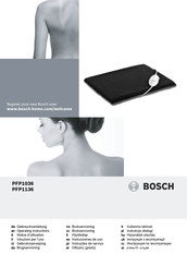 Bosch PFP1036 Operating Instructions Manual