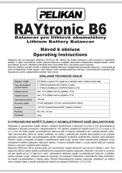 Pelikan RAYtronic B6 Operating Instructions Manual
