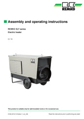 REMKO ELT 40 Assembly And Operating Instructions Manual