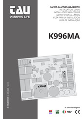 Tau K996MA Installation Manual