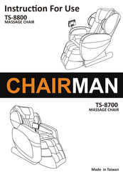 Chairman TS-8800 Instructions For Use Manual
