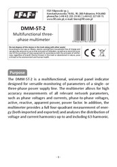 F&F DMM-5T-2 Manual