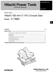 Hitachi C 7SB3 Service Manual