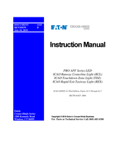Eaton ICAO Rapid Exit Taxiway Light Instruction Manual