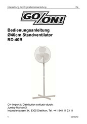 Go-On RD-40B Original Instruction Manual
