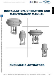 OMC OP10 Installation, Operation And Maintenance Manual