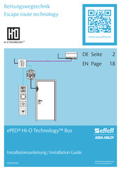 Assa Abloy effeff ePED Hi-O Technology Bus Installation Manual