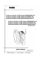 Robe ArcSource Outdoor 16 MC Integral RGBW US User Manual