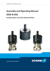 SCHUNK GSW-B-AGE Assembly And Operating Manual